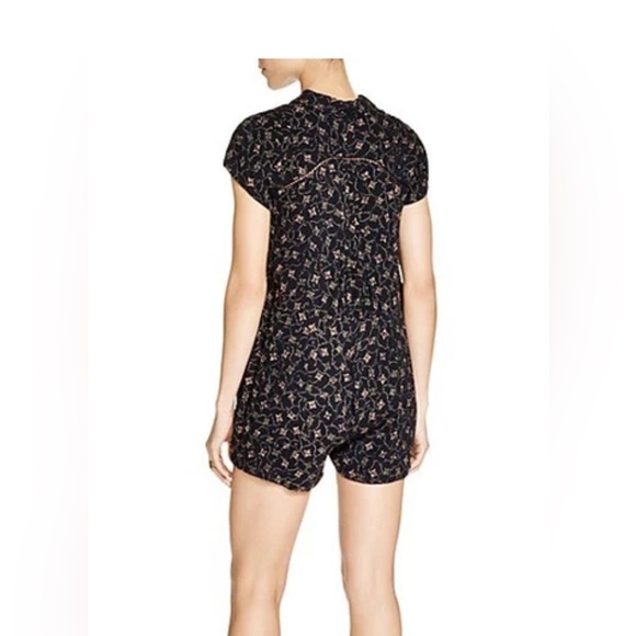 Free People Debby Dot Black Shorts Romper Size XS - Picture 2 of 10